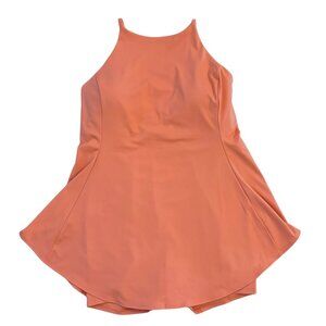 Sleeveless PowerSoft 2-in-1 Performance Mini Skort Dress Peach NWT Large Petite